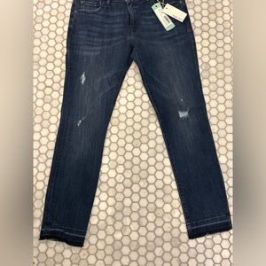 Warp + Weft Becca Distressed Released Hem Skinny Jeans - 26 x 26